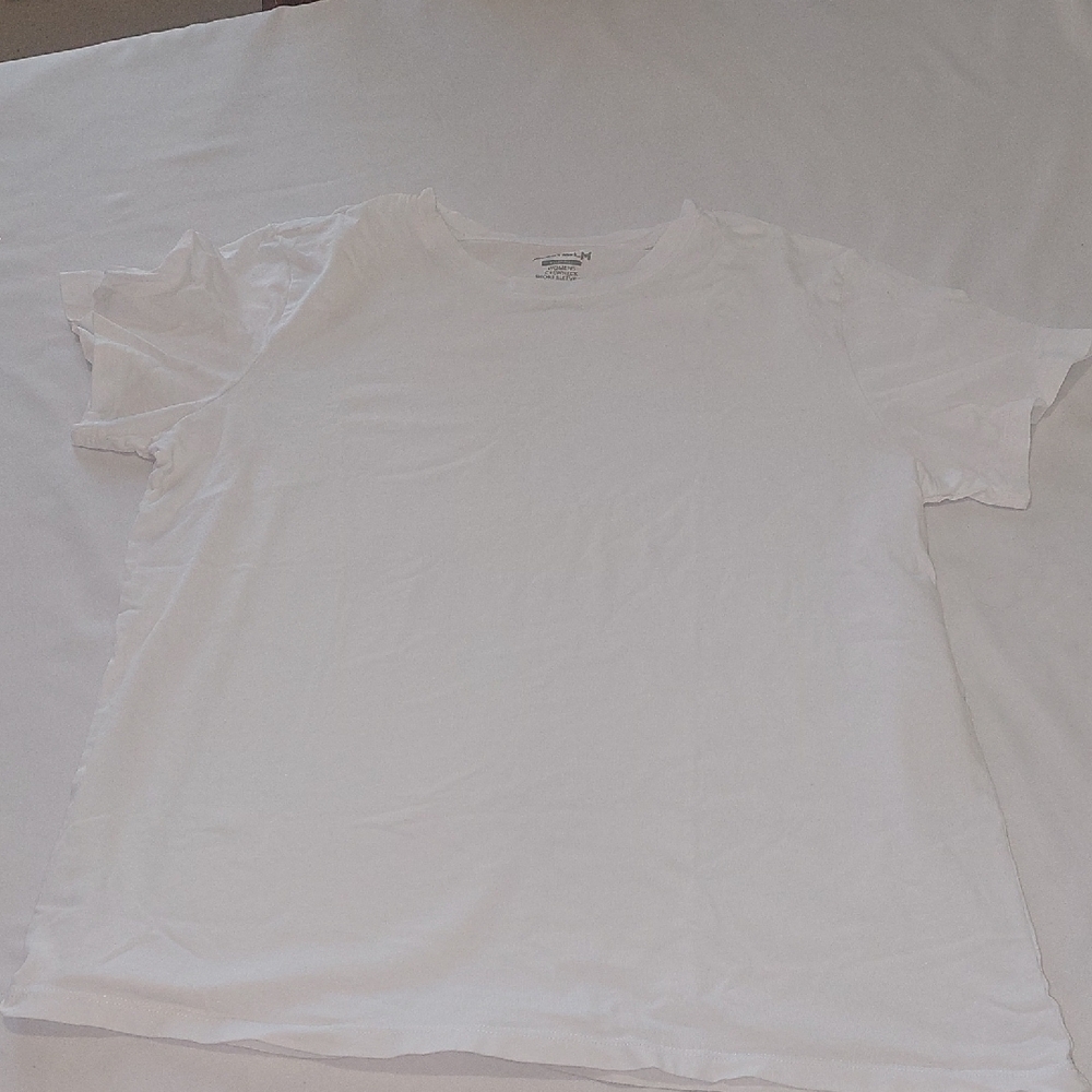 Members Mark Classic White T-Shirt SMALL
